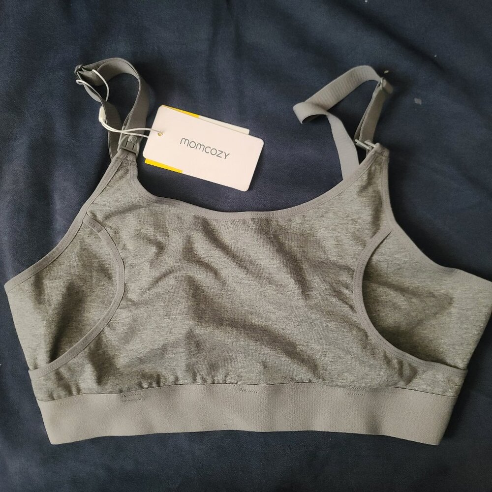 Momcozy Pumping Bra Hands Free, 2-in-1 Pumping & Nursing Bra Comfortable